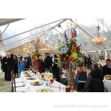 1500sqm Transparent Span Wedding Marquee Tents with Other Facilities for 1000 Seaters (YFY-50)